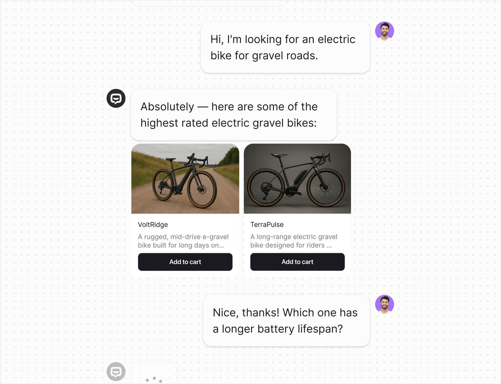 AI agent in Text App for reporting and analytics
