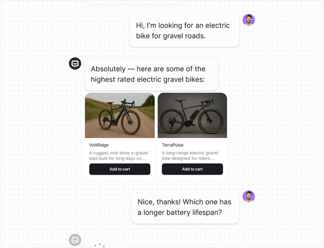 AI agent in Text App for reporting and analytics