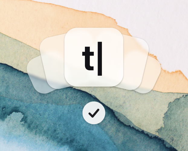 Text App logo showing the app updating quietly in the background
