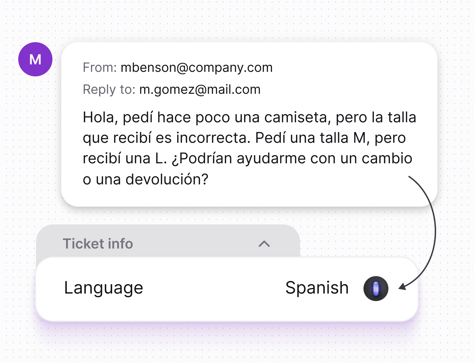 Text Intelligence in Text App for biotech